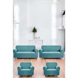 Likrali Pitikare DESEN(3311) Koltuk Kılıfı, Lastikli Esnek Yikanabilir Koltuk Çekyat Örtüsü Mint - 100 x 110 cm - Mint Yeşili