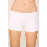 Likralı Süprem Bayan Boxer Short Beyaz 2100B — Beden: S