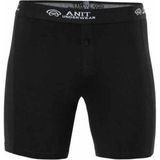 Likralı Uzun Erkek Boxer Siyah - 1114A - XL