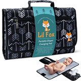 Lil Fox Bebek alt değiştirme altlığı, bebek bezi değiştirme çantası veya alt değiştirme masası altlığı, tek elle kullanılabilen alt değiştirme altlığı, bebek duşu hediyesi, yeni doğan aksesuarı,
