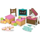 Li'l Woodzeez Sınıf ve Oyun Parkı Kız Çocuklar İçin Eğitici Oyun Seti 3 Yaş ve Üzeri