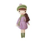 Lila Güz Bebek Amigurumi Organik Oyuncak
