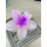 Lila Lotus Çiçeği Mandal Toka 8Cm