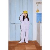 Lila Nakış Detaylı Reglan Kol Sweatshirt - 8 - 9 Yaş