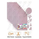 Lila Simli Karton A3 30x40 cm 10 lu 1 Paket Simli Fon Kartonu Parıltılı Kağıt Anasınıfı Kreş Etkinlik Proje
