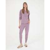 Lila Slim Fit Triko Pantolon