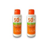 Lila Soft 1+1 Fırsat Paketi: Yüz Güneş Kremi Leke Karşıtı 50 SPF 100 ml x 2 Adet(AloeVera Hediyeli)