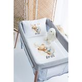 Lilabio %100 Pamuk Saten İsme Özel 70x120 Park Yatak Nevresim Seti Sevimli Ayıcık