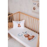 Lilabio (1120) İsme Özel%100 Pamuk Park Yatak Çarşaf Seti (120x180) Beyaz 120x180 120 x 180