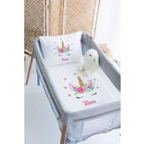 Lilabio (1296)%100 Pamuk Isme Özel 70x120 Park Yatak Nevresim Takımı Beyaz 70 x 120