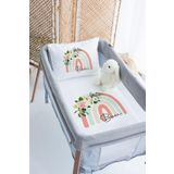 Lilabio (1317)%100 Delux Pamuk Isme Özel 70x120 Park Yatak Nevresim Takımı Beyaz 70 x 120