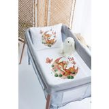 Lilabio (1351)%100 Pamuk Isme Özel 70x120 Park Yatak Nevresim Takımı Beyaz 70 x 120