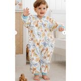 Lilabio Kız Erkek Çocuk 1.5 Tog Desenli Uyku Tulumu - Safari - 5 Yaş