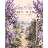 Lilac Breeze Sketchbook: Premium Blank Sketchbook for Drawing, Sketching & Doodling | Botanical Collection | 120 Blank Pages | Large 8.5" × 11"