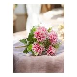 Lilac Home Yapay 7’Li Lüx Pinnata Yıldız Çiçeği Fuşya