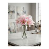 Lilac Home Yapay Çiçek 6’Lı Pembe Tiger Lily (Benekli Zambak)