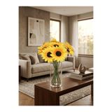 Lilac Home Yapay Çiçek Tek Dal Ayçiçeği