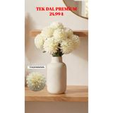Lilac Home Yapay Çiçek Tek Dal Premium Krizantem (KARTOPU) Dalı