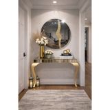 LİLACAM DESİGN Glance Lüks Aynalı Dresuar Takımı - Antre Konsolu (110x90x40 cm)GOLD