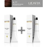 Lilafix 2'li Tüp Boya 60 ml - 6.77 Sıcak Çikolata