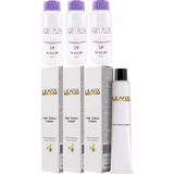 Lilafix 9-1 Küllü Açık Sarı 911-2 Ekstra Açıcı Viyole Sarı 3 Adet 60 ml Boya + Gift Plus 3 Adet 60 ml Oksidan Krem