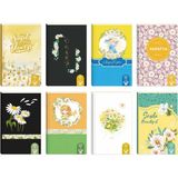 Lilamor Çay Kokulu Ayraçlı Defter - Renkli - 17X23 - düz