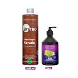 Lilamor Erytro Hair Terapy Keratin 1000 ml + Tuzsuz Silver Turunculaşma Karşıtı 500 ml Mor Şampuan