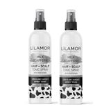 Lilamor Professional Milk & Kafein & Dökülme Karşıtı Saç Toniği-Hızlı Uzamaya yardımcı 250ml X 2ADET