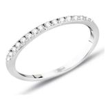 Lilarote 0.15 Ct Pırlanta Yarım Tur Yüzük