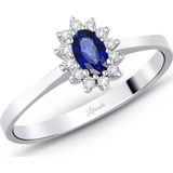 Lilarote Pırlanta 0.45 ct Safir Pırlanta Yüzük