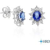 Lilarote Pırlanta 2.47 ct Safir Pırlanta Küpe