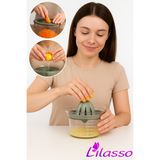 Lilasso Çok Amaçlı Mutfak Seti – Limon Sıkacağı + Rende + Yumurta Ayırıcı + Ölçü Kabı - Bej
