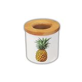 lili hediyelik Ananas Baskılı Kalemlik Kalem Kutusu