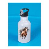 lili hediyelik At Teması Baskılı Matara Suluk 600 ml - Kız Çocuk Suluk, Kız Sulukları