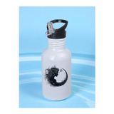 lili hediyelik Aylı Kadın Matara Suluk 600 ml - Çocuk Suluk Matara, Çocuk Su Matarası