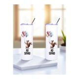 lili hediyelik Balon ve Sincap Baskılı Pipetli 600 ml İsme Özel 2'li Termos Beyaz, LH972368402352312312