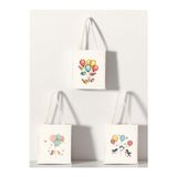 lili hediyelik Balonlu Kuş Baskılı Bez Çanta 3'lü Omuz Çantası - Kadın Için Doğum Günü Hediyesi Hediye Ürün Eşya