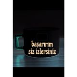 lili hediyelik Ben Başarırım Siz İzlersiniz Yazılı Fincan Seramik Kupa Bardak