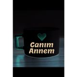 lili hediyelik Canım Annem Yazılı Fincan Hediyelik Seramik Kupa Bardak - Seramik Çay, Kahve Hediyelik Bardağı