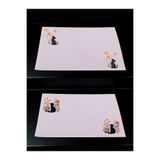 lili hediyelik Çiçek Ve Kedi Teması Baskılı Mutfak Masası Keten Servis Bezi 28x40 Cm Amerikan Servis Bej, LH98204702352352342