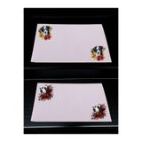 lili hediyelik Çiçek Ve Köpek Baskılı Mutfak Masası Keten Servis Bezi 28x40 Cm Amerikan Servis Bej, LH987240235235234123
