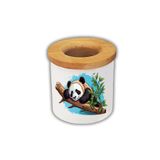 lili hediyelik Dalda Bulunan Panda Baskılı Kalemlik Kalem Kutusu