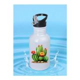 lili hediyelik Kaktüslü Matara Suluk 600 ml - Çocuk Suluk Matara, Çocuk Su Matarası