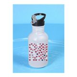 lili hediyelik Kalpler Matara Suluk 600 ml - Çocuk Suluk Matara, Çocuk Su Matarası