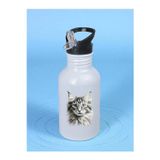 lili hediyelik Karakalem Kedi Matara Suluk 600 ml - Çocuk Suluk Matara, Çocuk Su Matarası