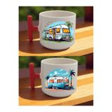 lili hediyelik Karavan Teması Baskılı Latte Kupası - Erkek Doğum Günü Hediyesi, Anneye Hediye, Ofis Hediyeleri, LH79264987263225234