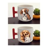 lili hediyelik Kedi ve Köpek 2'li Latte Bardağı - Yakın Arkadaşa Doğum Günü Hediyesi, LH9873264328649532424332