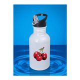 lili hediyelik Kiraz Baskılı Matara Suluk 600 ml - Kız Çocuk Suluk, Kız Sulukları
