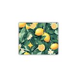 lili hediyelik Mousepad Yeşillikler Arasında Limon Baskılı 18x22 cm Desenli, LH78932649283423123