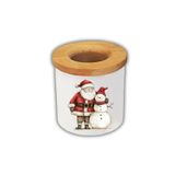 lili hediyelik Noel Baba ve Kardan Adam Baskılı Kalemlik Yılbaşı Yeni Yıl Hediyesi